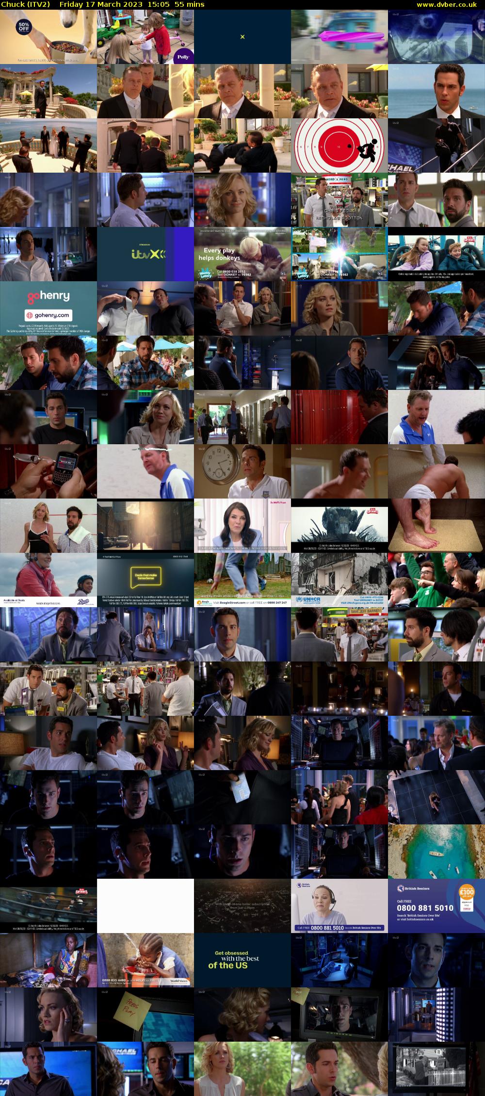 Chuck (ITV2) Friday 17 March 2023 15:05 - 16:00