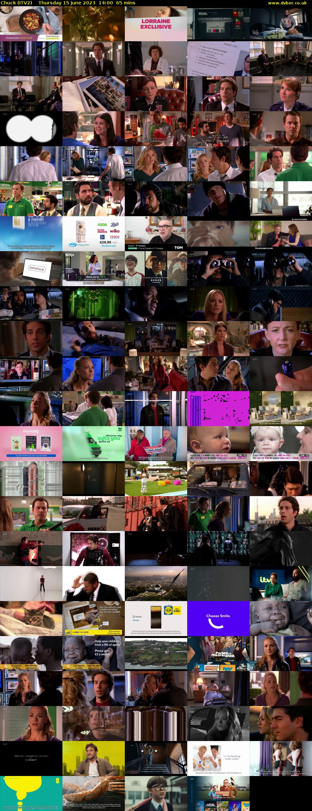 Chuck (ITV2) Thursday 15 June 2023 14:00 - 15:05