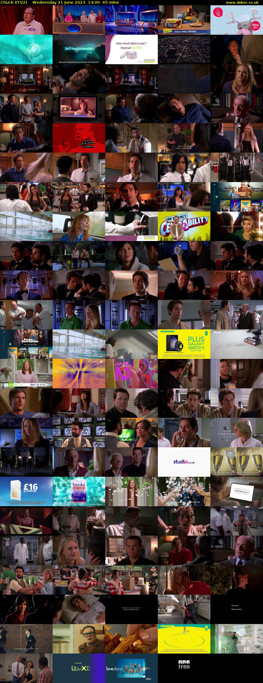 Chuck (ITV2) Wednesday 21 June 2023 14:00 - 15:05