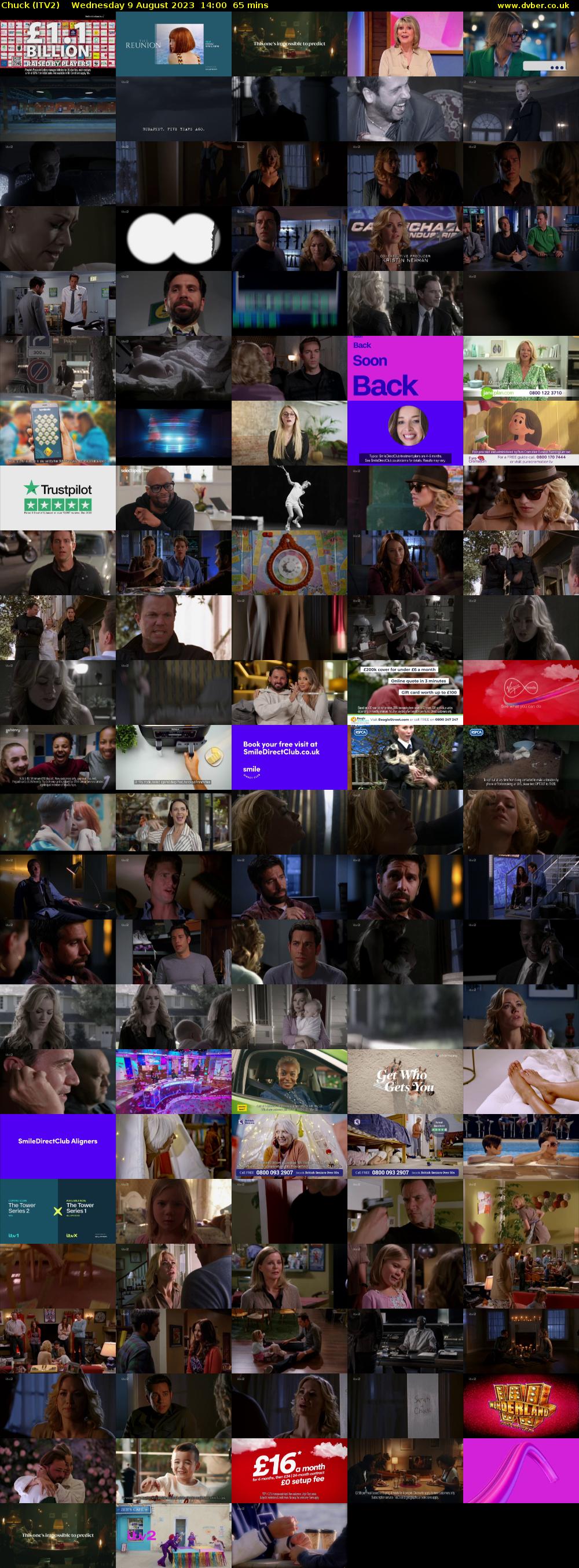 Chuck (ITV2) Wednesday 9 August 2023 14:00 - 15:05