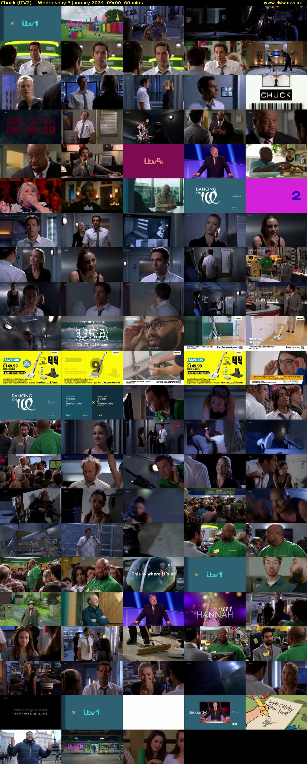 Chuck (ITV2) Wednesday 3 January 2024 09:00 - 10:00