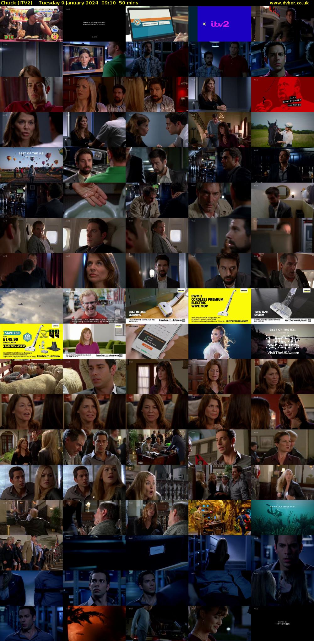 Chuck (ITV2) Tuesday 9 January 2024 09:10 - 10:00