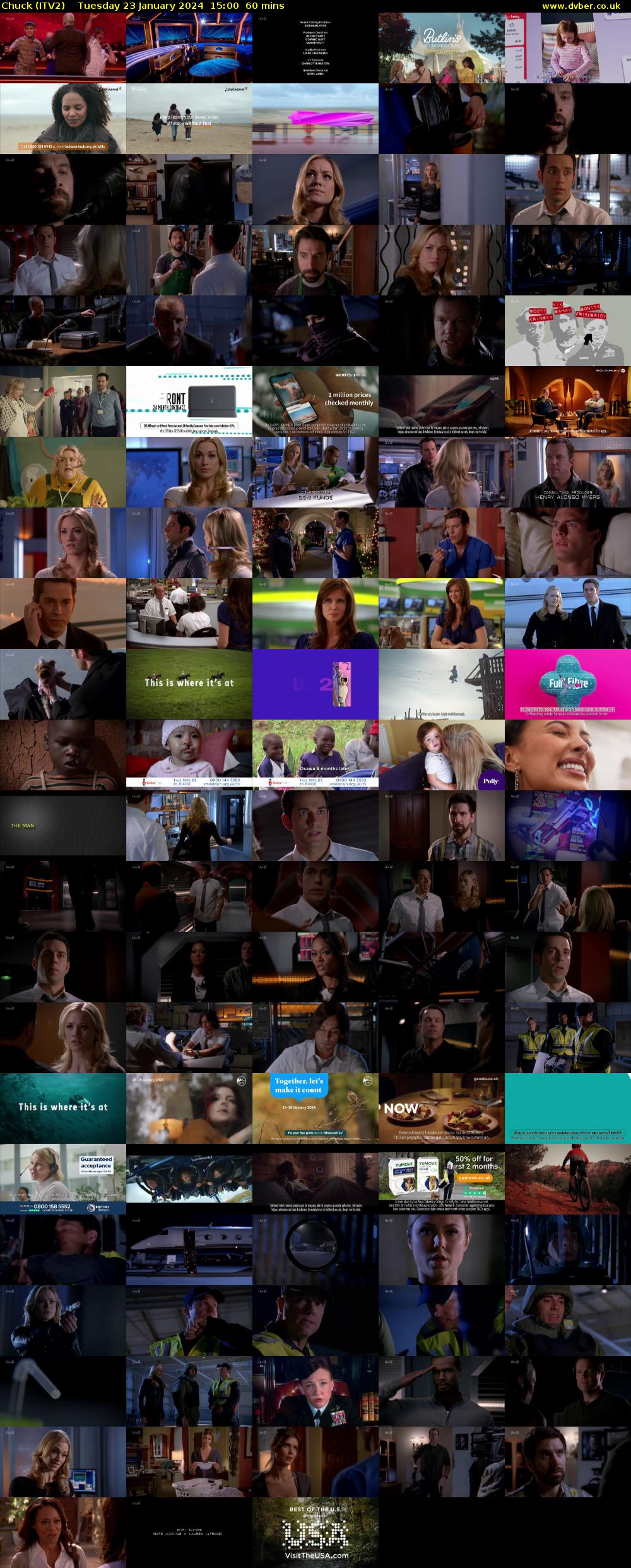 Chuck (ITV2) Tuesday 23 January 2024 15:00 - 16:00
