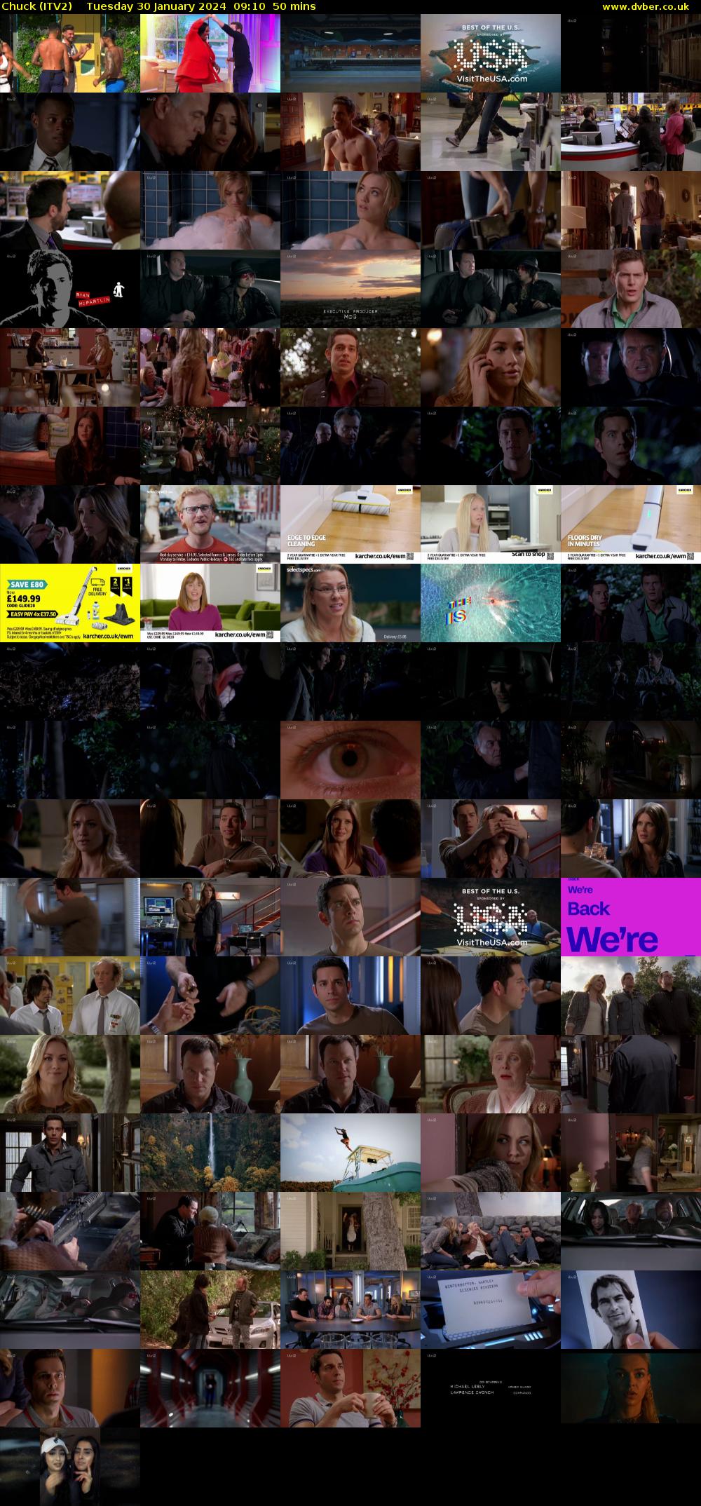 Chuck (ITV2) Tuesday 30 January 2024 09:10 - 10:00