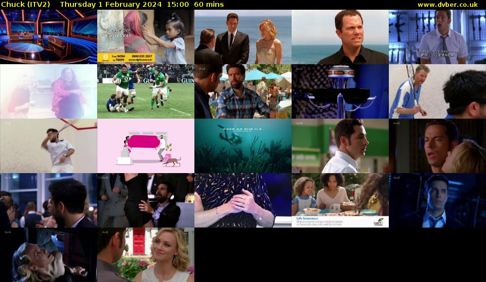 Chuck (ITV2) Thursday 1 February 2024 15:00 - 16:00
