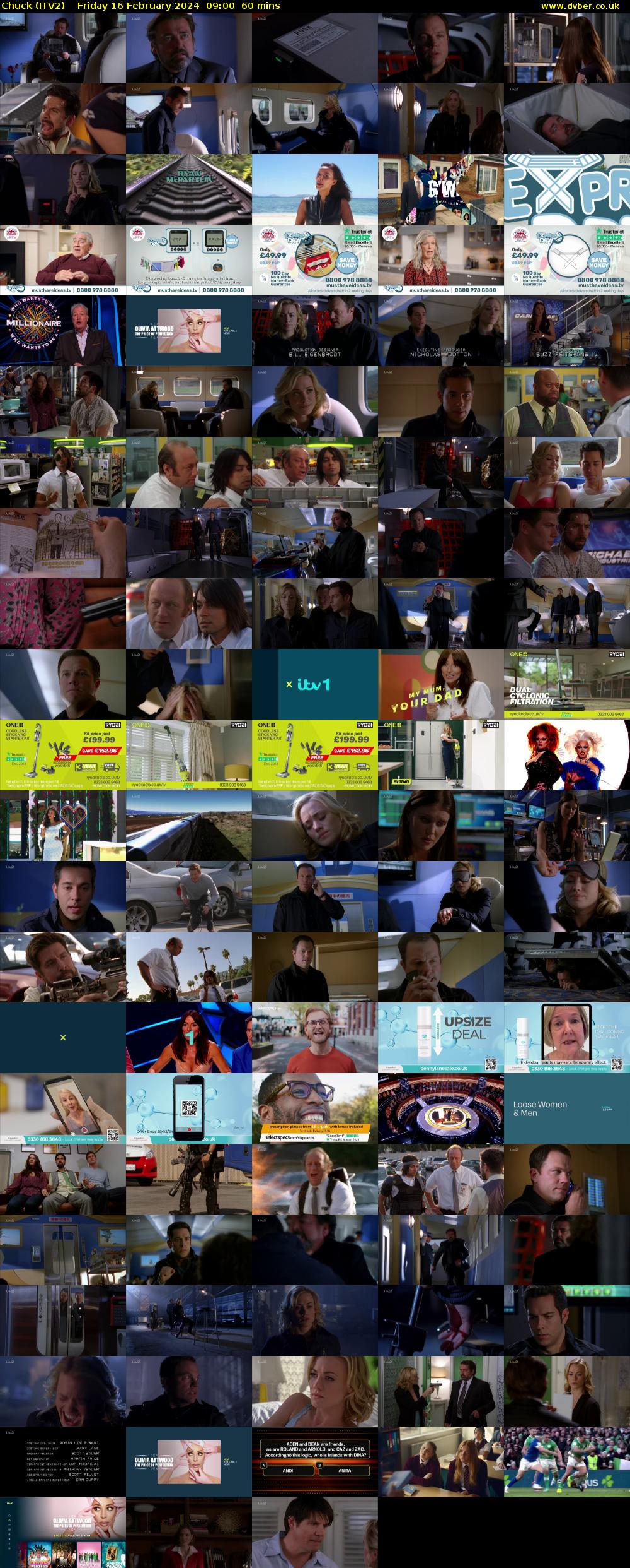 Chuck (ITV2) Friday 16 February 2024 09:00 - 10:00