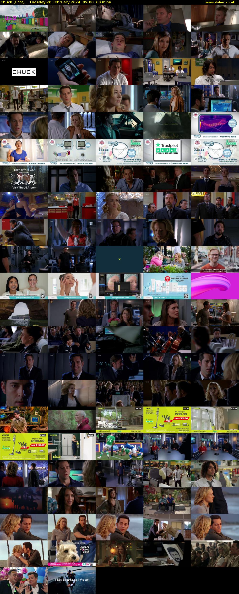 Chuck (ITV2) Tuesday 20 February 2024 09:00 - 10:00