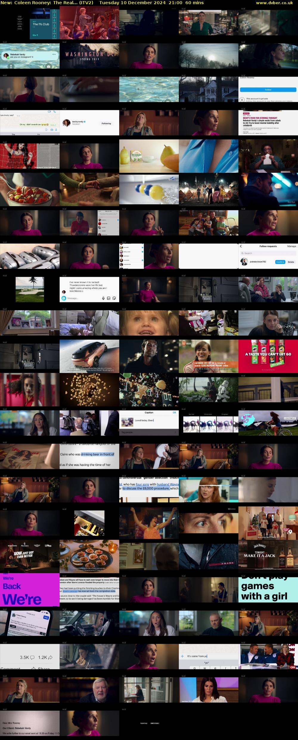 Coleen Rooney: The Real... (ITV2) Tuesday 10 December 2024 21:00 - 22:00