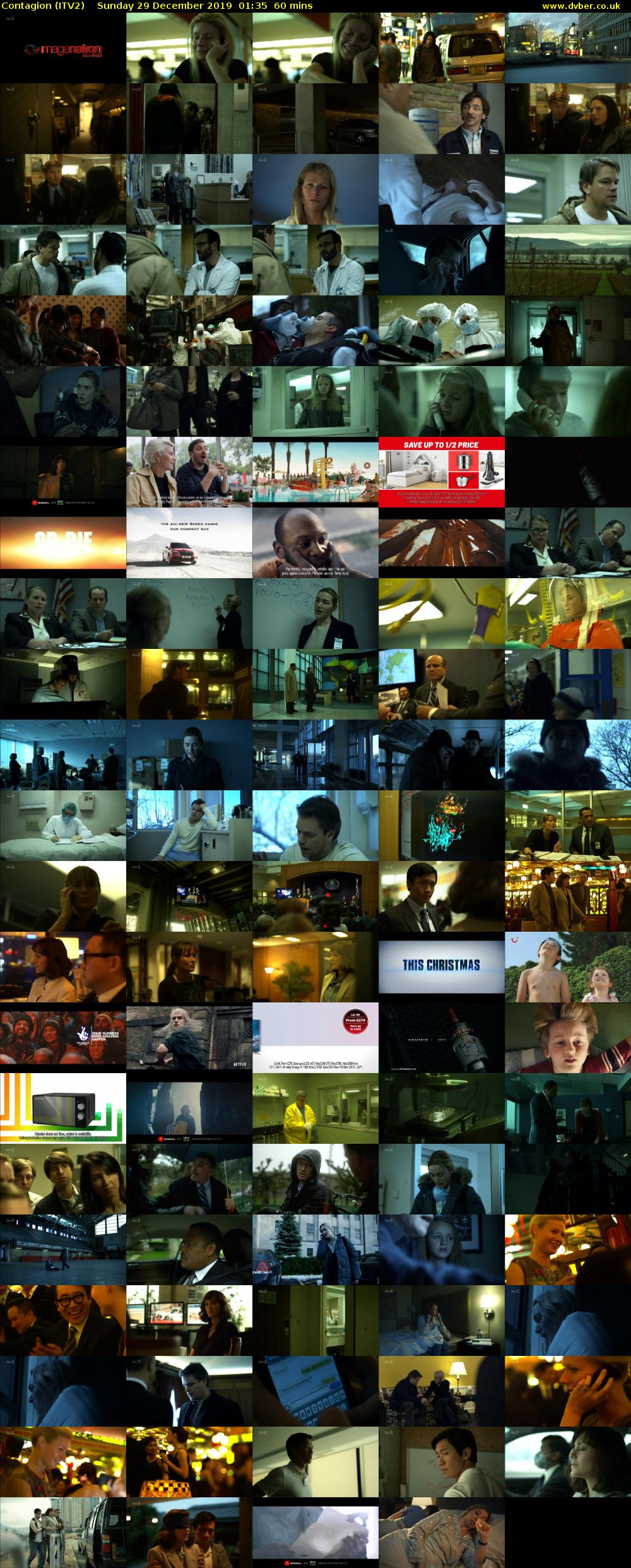 Contagion (ITV2) Sunday 29 December 2019 01:35 - 02:35