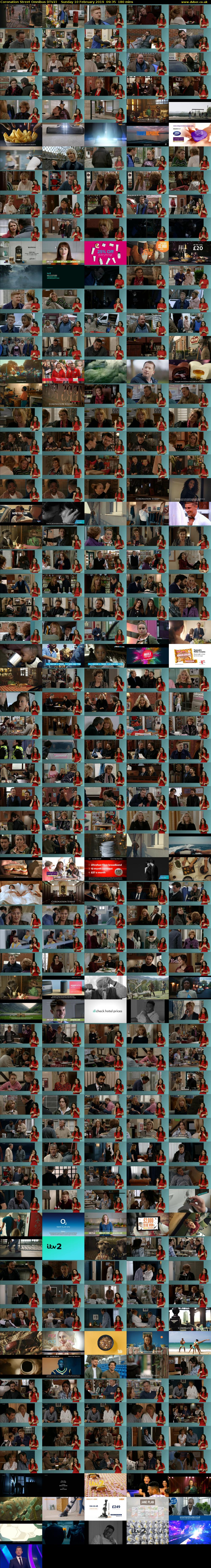 Coronation Street Omnibus (ITV2) Sunday 10 February 2019 09:35 - 12:35