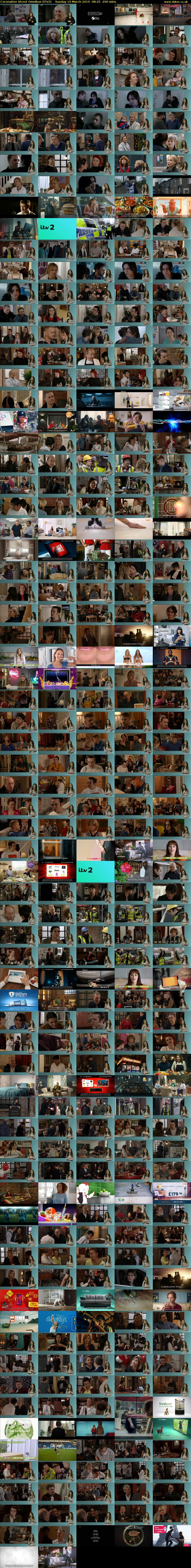 Coronation Street Omnibus (ITV2) Sunday 10 March 2019 08:25 - 11:45