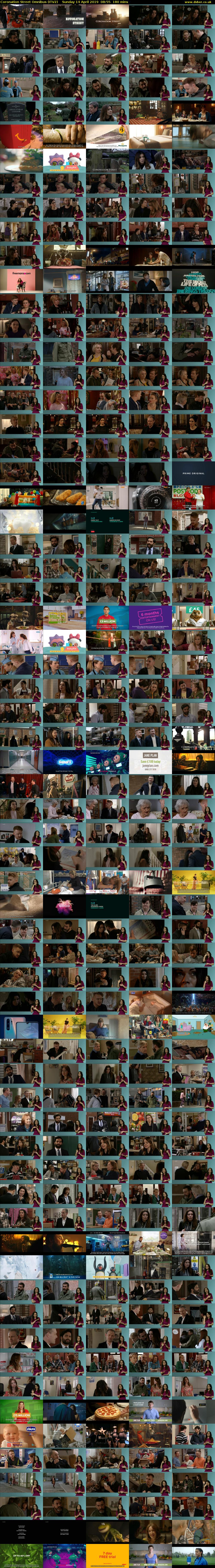 Coronation Street Omnibus (ITV2) Sunday 14 April 2019 08:55 - 11:55