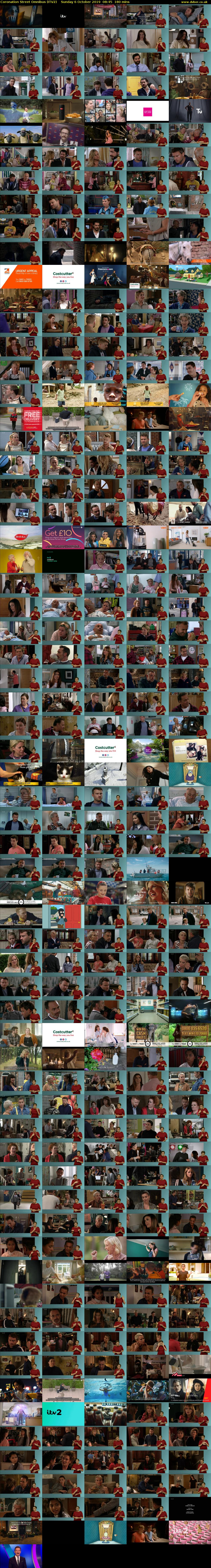 Coronation Street Omnibus (ITV2) Sunday 6 October 2019 08:45 - 11:45