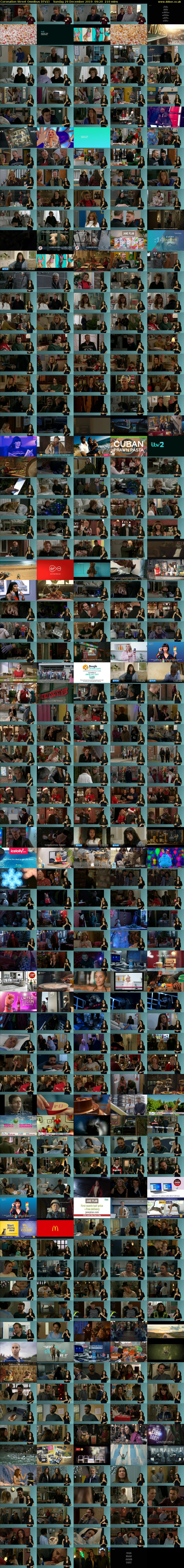 Coronation Street Omnibus (ITV2) Sunday 29 December 2019 09:20 - 12:50