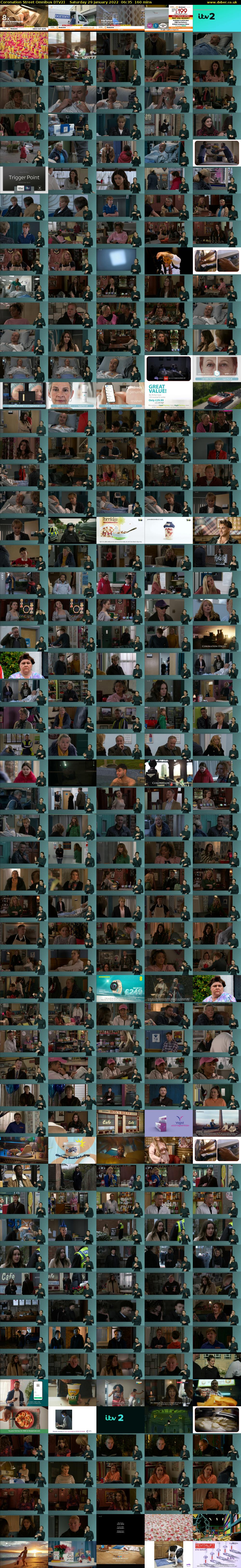 Coronation Street Omnibus (ITV2) Saturday 29 January 2022 06:35 - 09:15