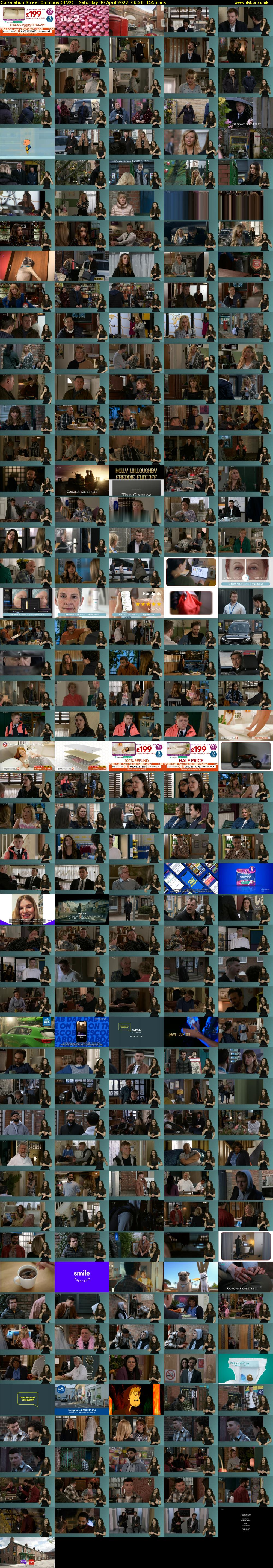 Coronation Street Omnibus (ITV2) Saturday 30 April 2022 06:20 - 08:55
