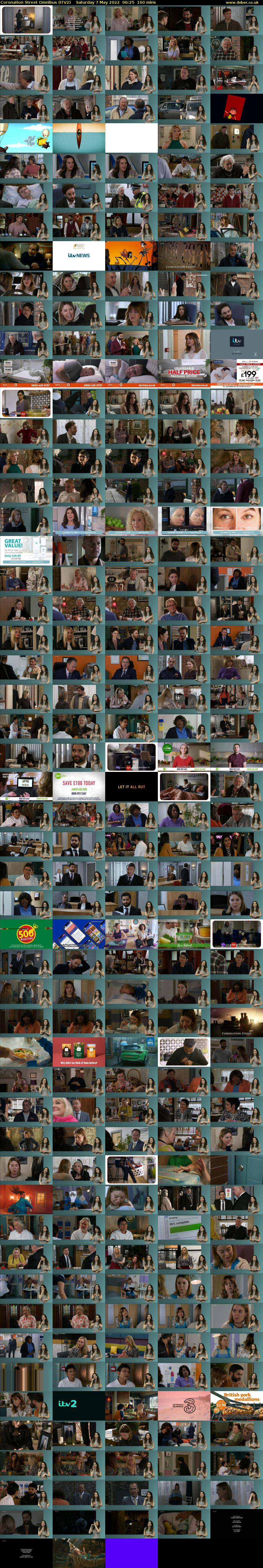 Coronation Street Omnibus (ITV2) Saturday 7 May 2022 06:25 - 09:05