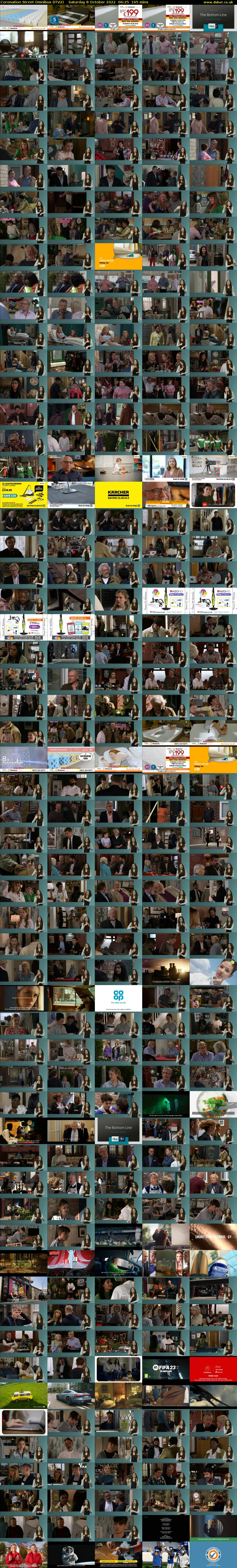 Coronation Street Omnibus (ITV2) Saturday 8 October 2022 06:25 - 09:10