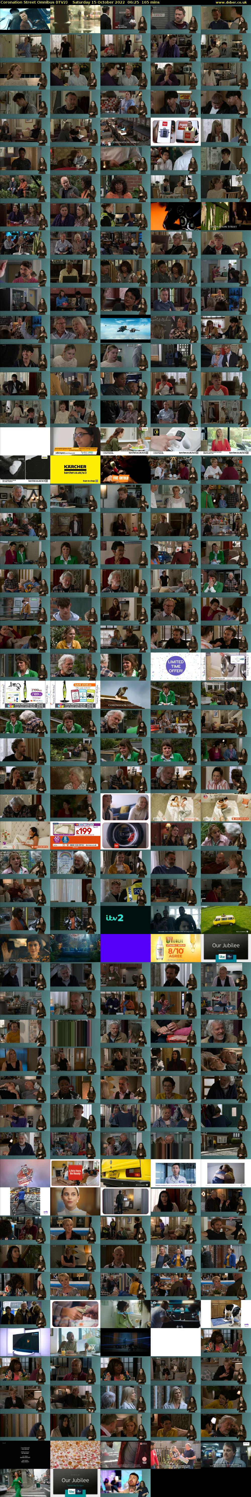 Coronation Street Omnibus (ITV2) Saturday 15 October 2022 06:25 - 09:10