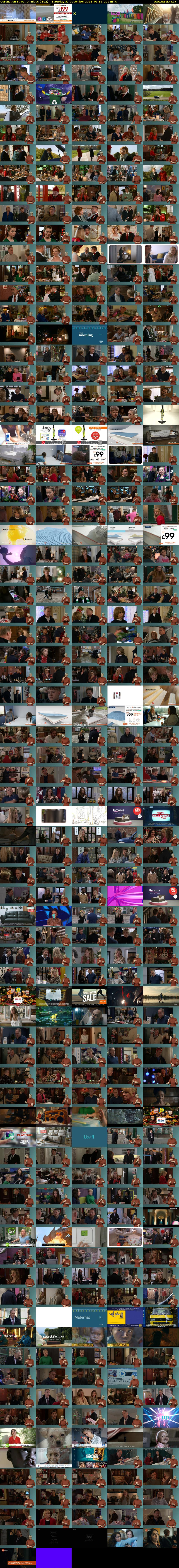 Coronation Street Omnibus (ITV2) Saturday 31 December 2022 06:15 - 10:00