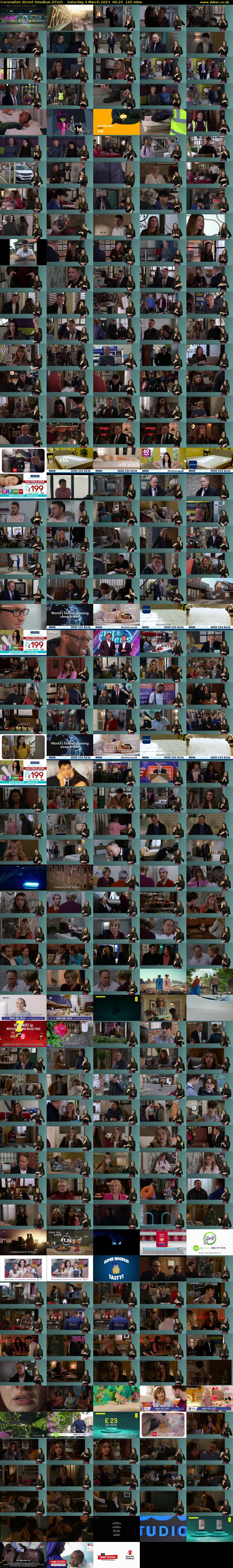 Coronation Street Omnibus (ITV2) Saturday 4 March 2023 06:25 - 09:10
