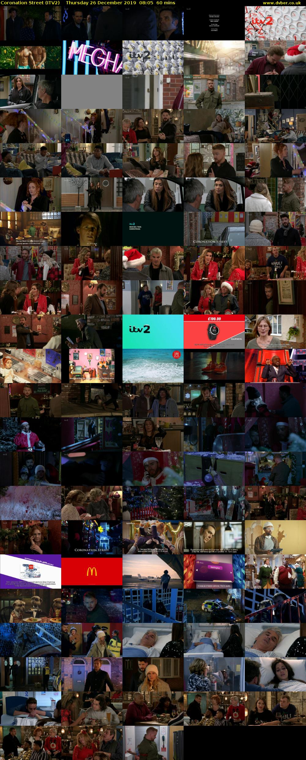 Coronation Street (ITV2) Thursday 26 December 2019 08:05 - 09:05