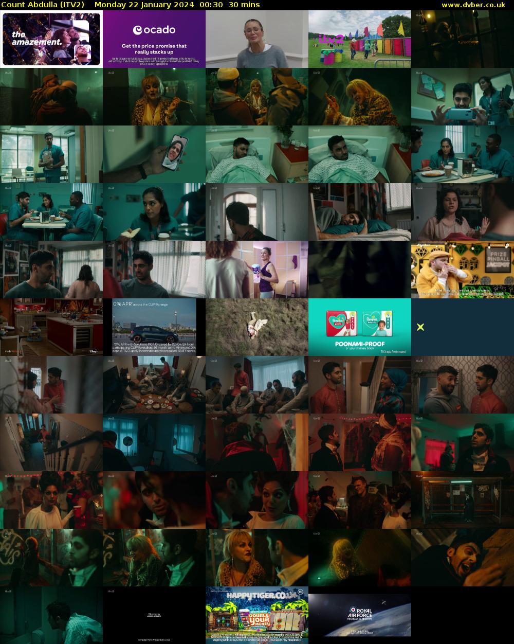 Count Abdulla (ITV2) Monday 22 January 2024 00:30 - 01:00