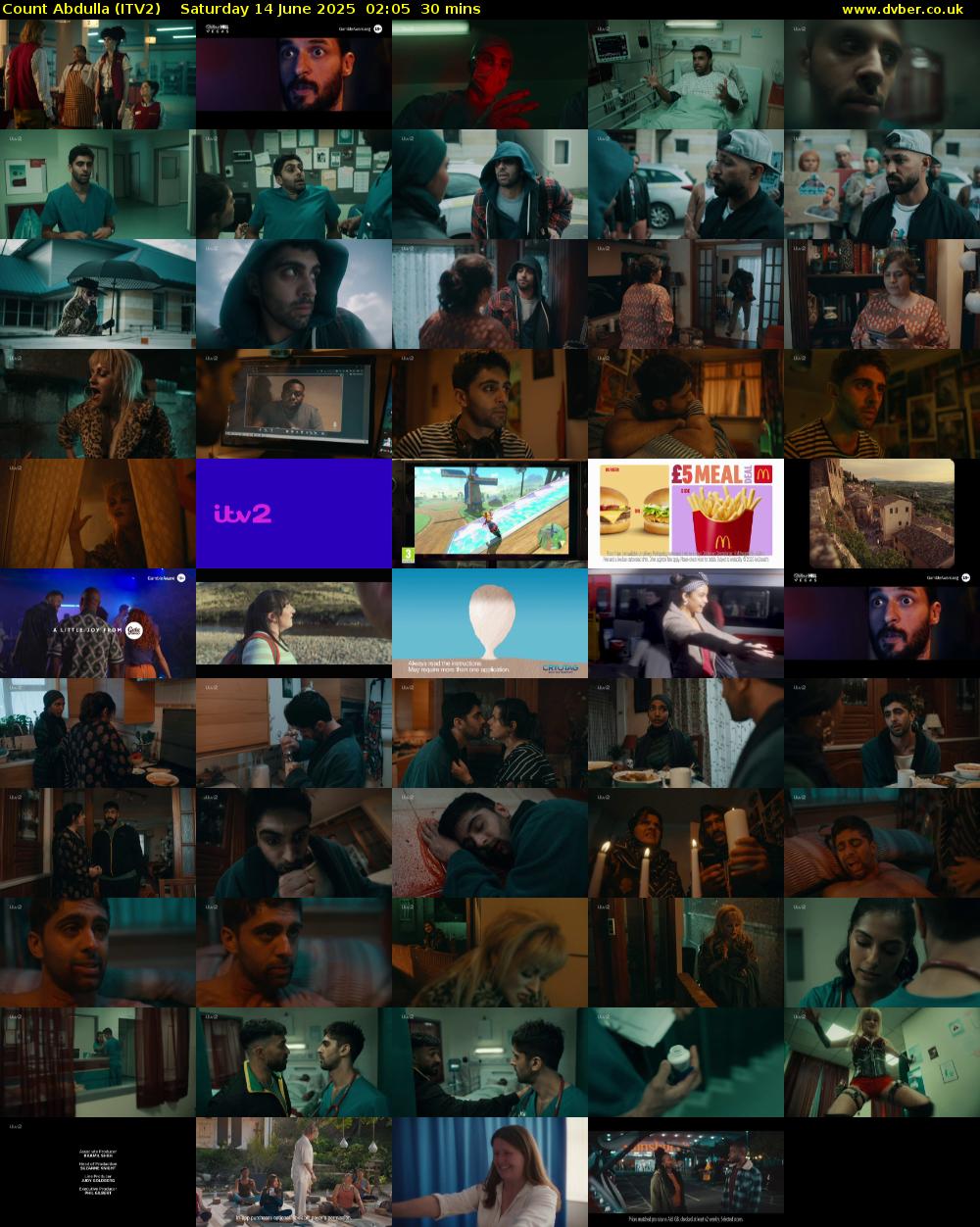Count Abdulla (ITV2) Saturday 14 June 2025 02:05 - 02:35