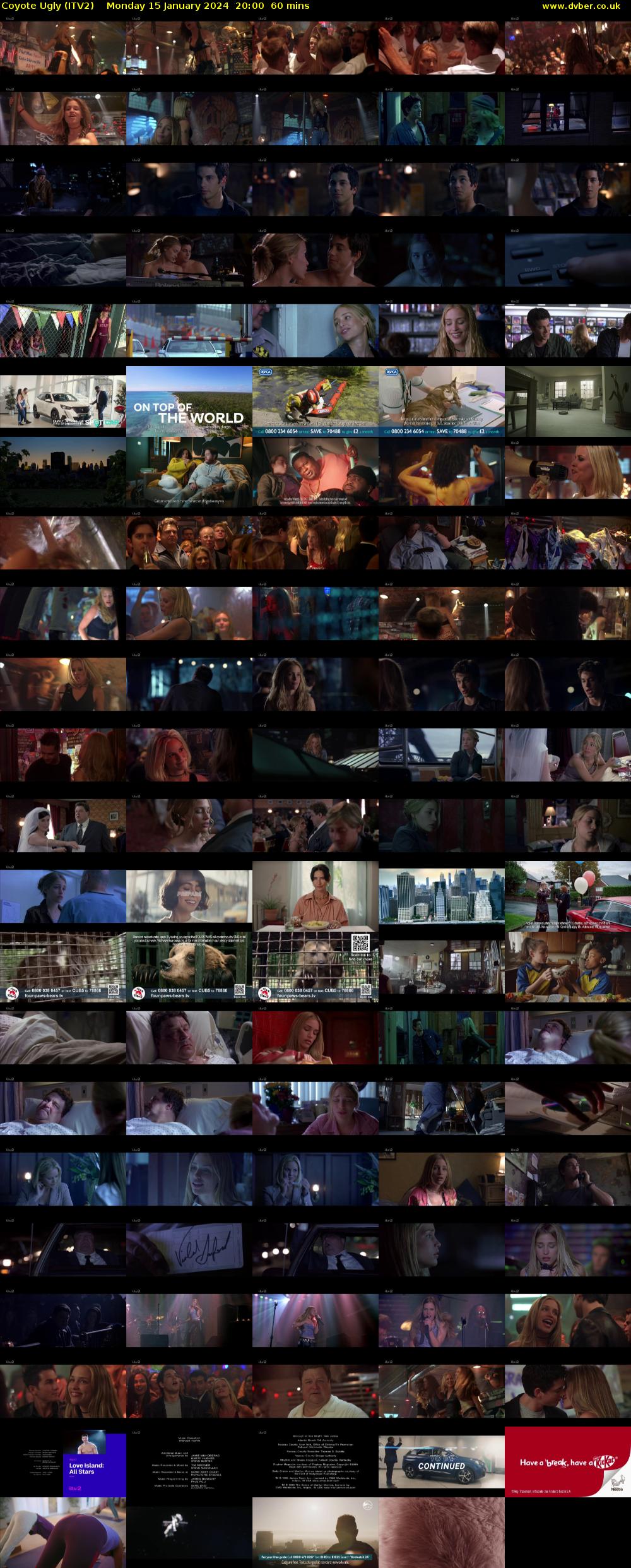 Coyote Ugly (ITV2) Monday 15 January 2024 20:00 - 21:00