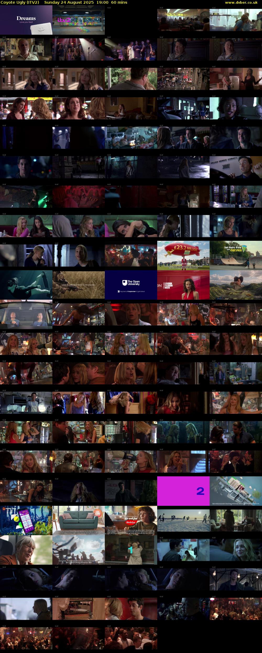 Coyote Ugly (ITV2) Sunday 24 August 2025 19:00 - 20:00