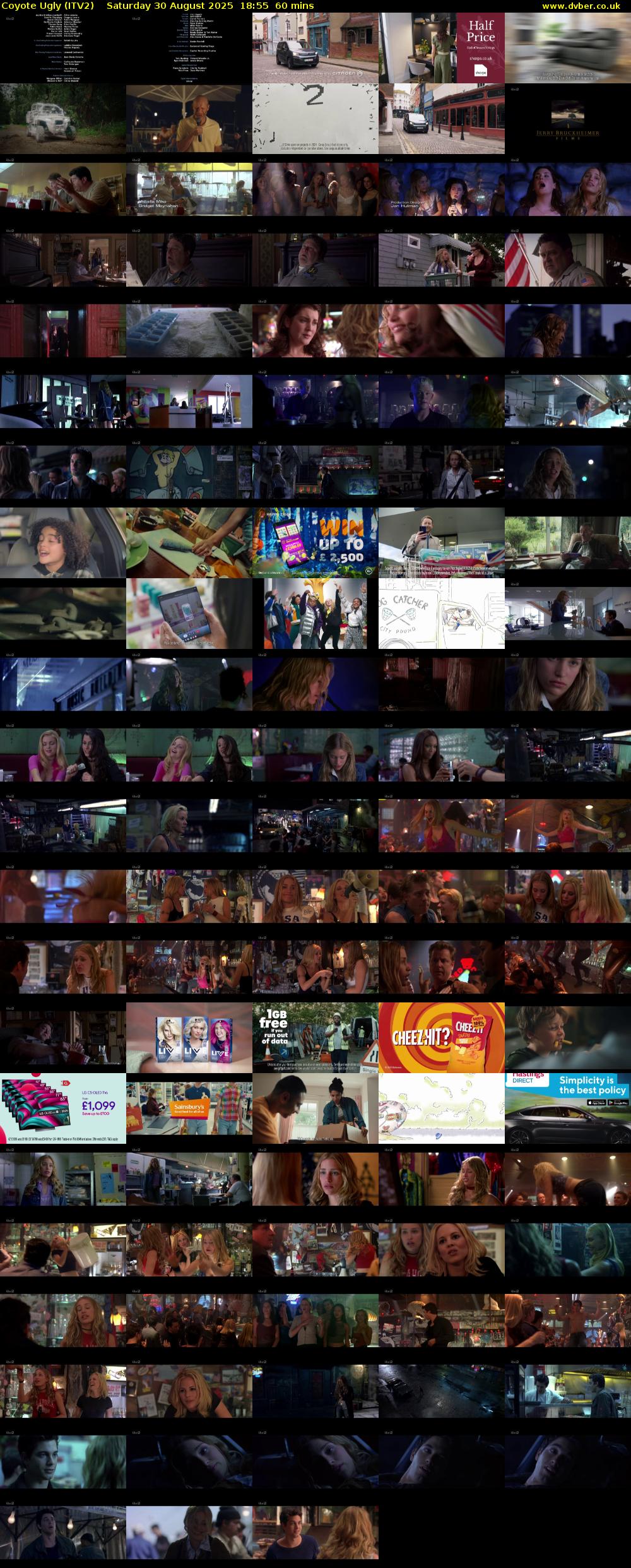Coyote Ugly (ITV2) Saturday 30 August 2025 18:55 - 19:55