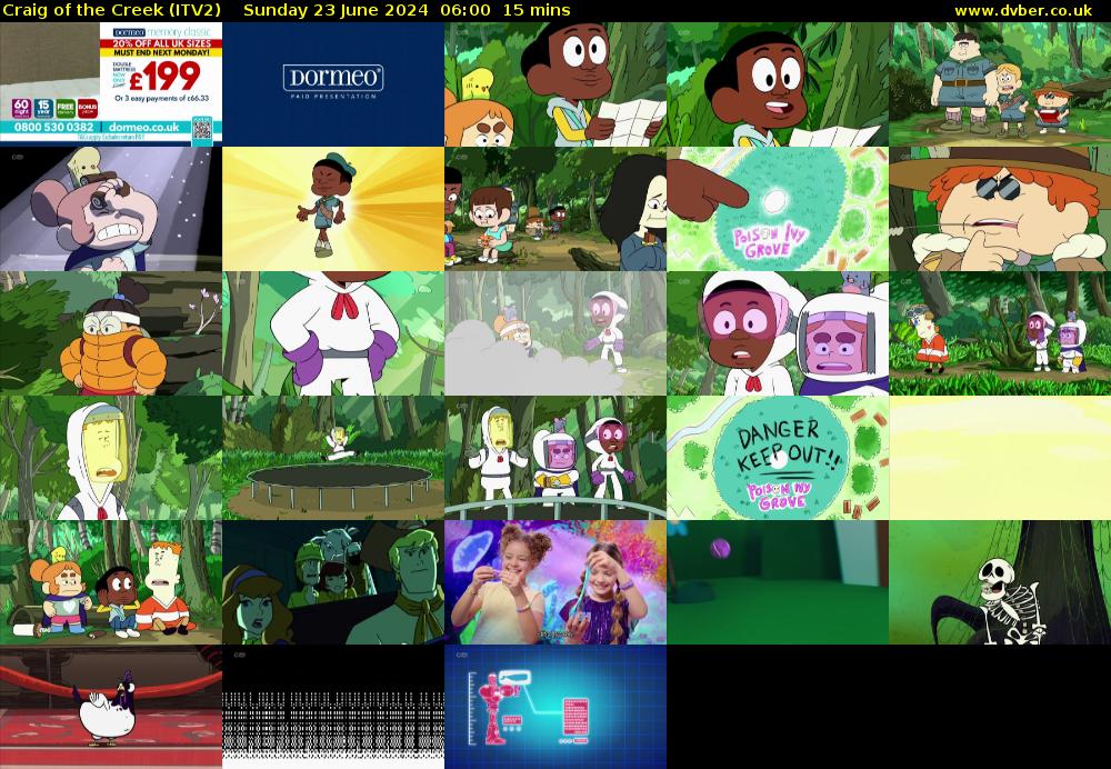 Craig of the Creek (ITV2) Sunday 23 June 2024 06:00 - 06:15