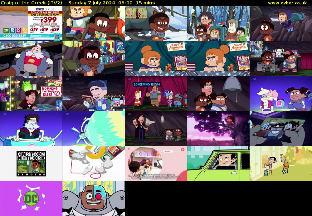 Craig of the Creek (ITV2) Sunday 7 July 2024 06:00 - 06:15