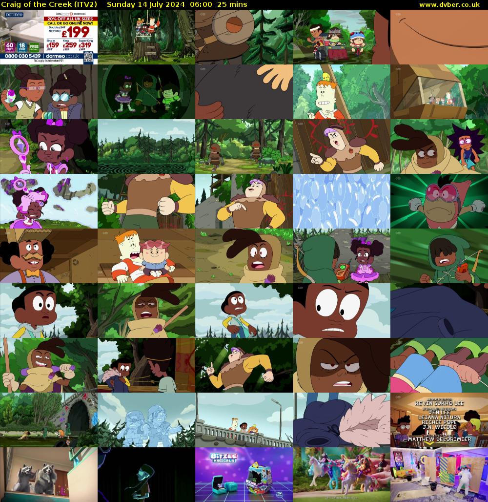 Craig of the Creek (ITV2) Sunday 14 July 2024 06:00 - 06:25