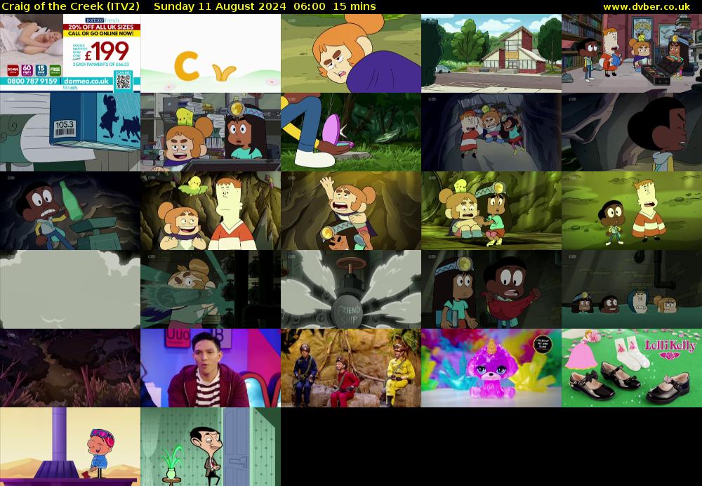 Craig of the Creek (ITV2) Sunday 11 August 2024 06:00 - 06:15