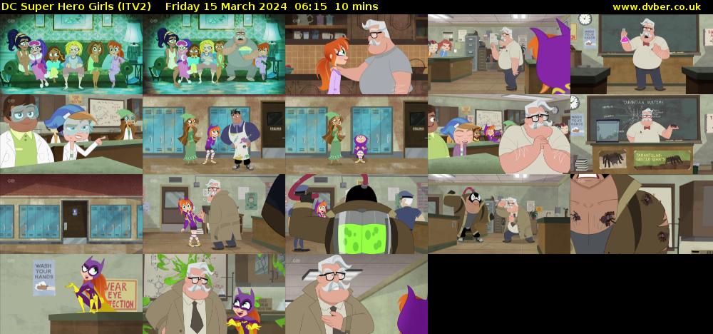 DC Super Hero Girls (ITV2) Friday 15 March 2024 06:15 - 06:25