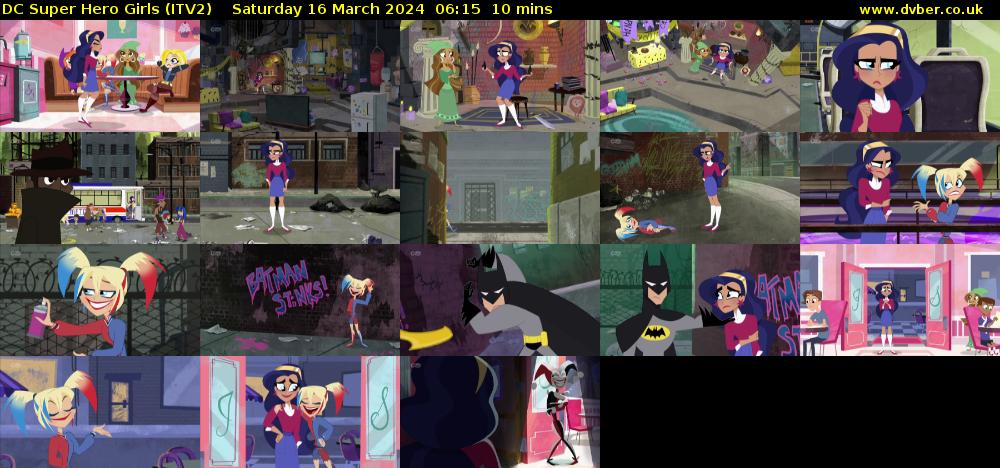 DC Super Hero Girls (ITV2) Saturday 16 March 2024 06:15 - 06:25