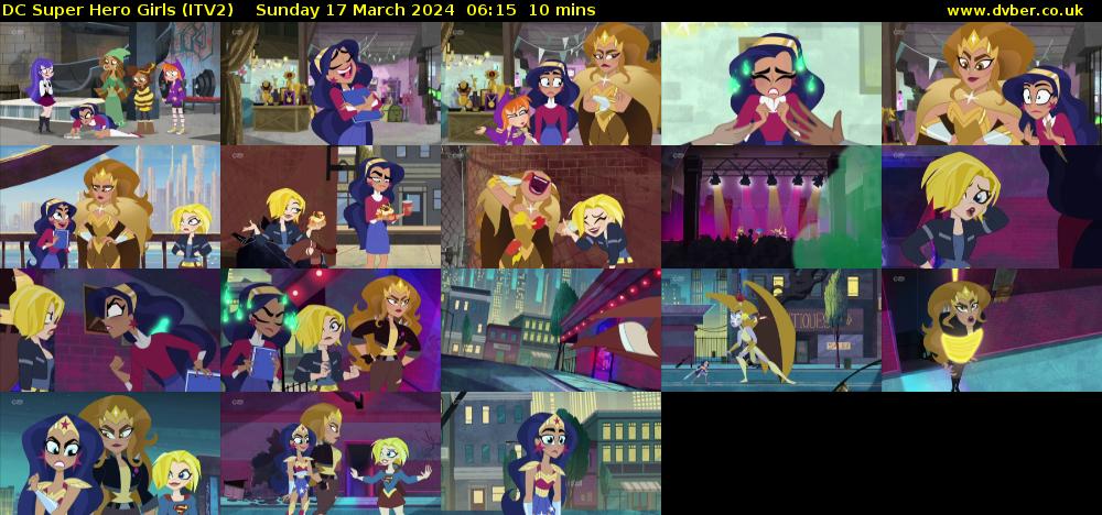 DC Super Hero Girls (ITV2) Sunday 17 March 2024 06:15 - 06:25