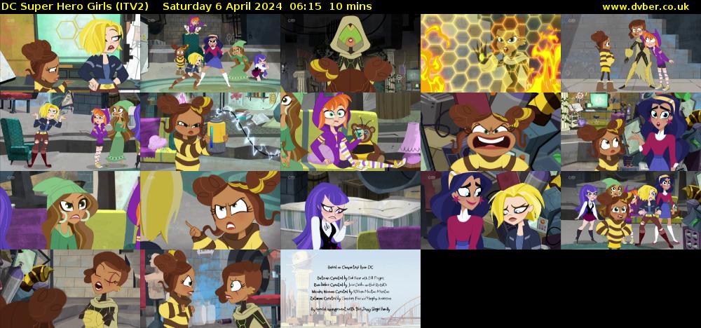 DC Super Hero Girls (ITV2) Saturday 6 April 2024 06:15 - 06:25