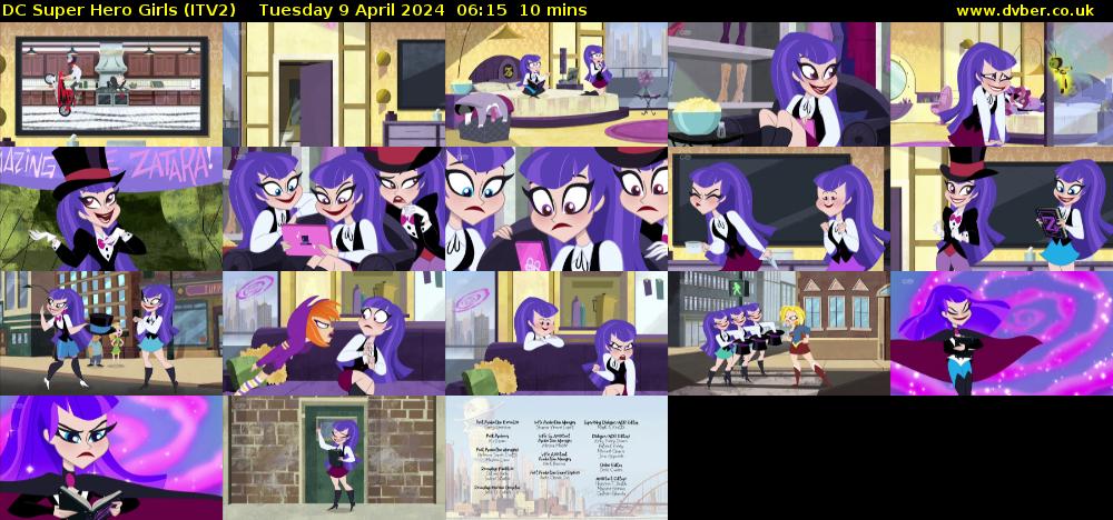 DC Super Hero Girls (ITV2) Tuesday 9 April 2024 06:15 - 06:25