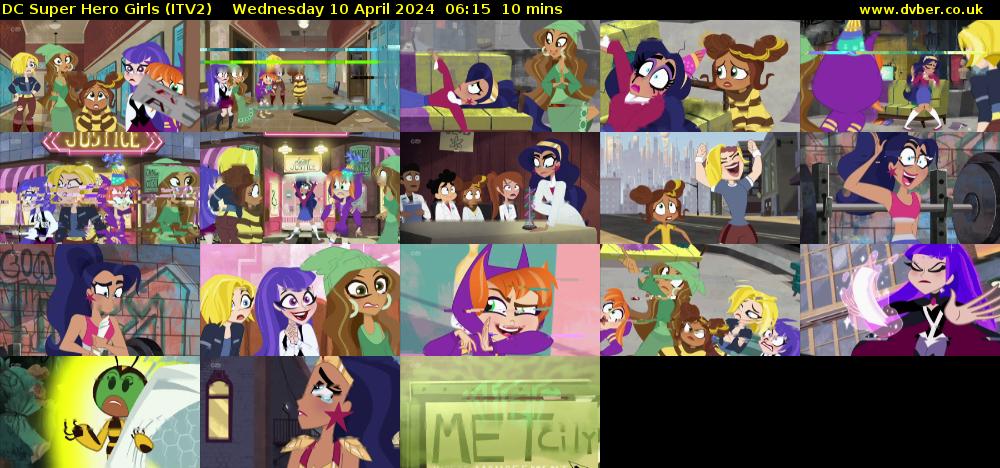 DC Super Hero Girls (ITV2) Wednesday 10 April 2024 06:15 - 06:25