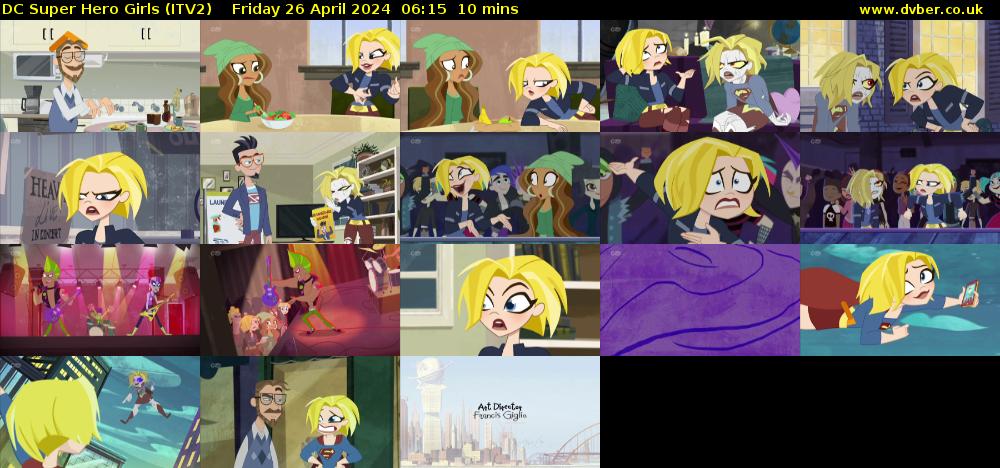 DC Super Hero Girls (ITV2) Friday 26 April 2024 06:15 - 06:25