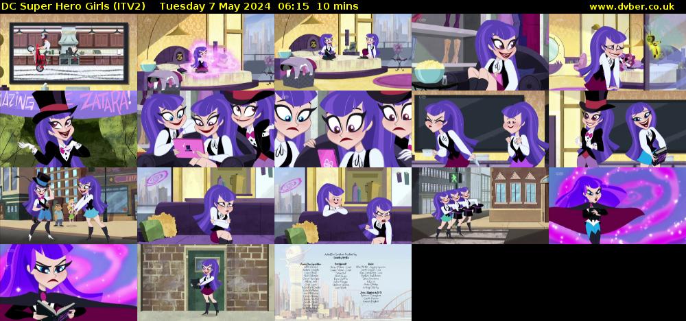 DC Super Hero Girls (ITV2) Tuesday 7 May 2024 06:15 - 06:25