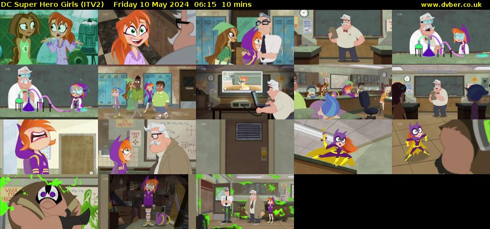 DC Super Hero Girls (ITV2) Friday 10 May 2024 06:15 - 06:25