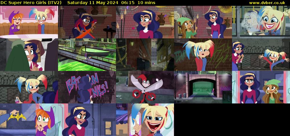 DC Super Hero Girls (ITV2) Saturday 11 May 2024 06:15 - 06:25