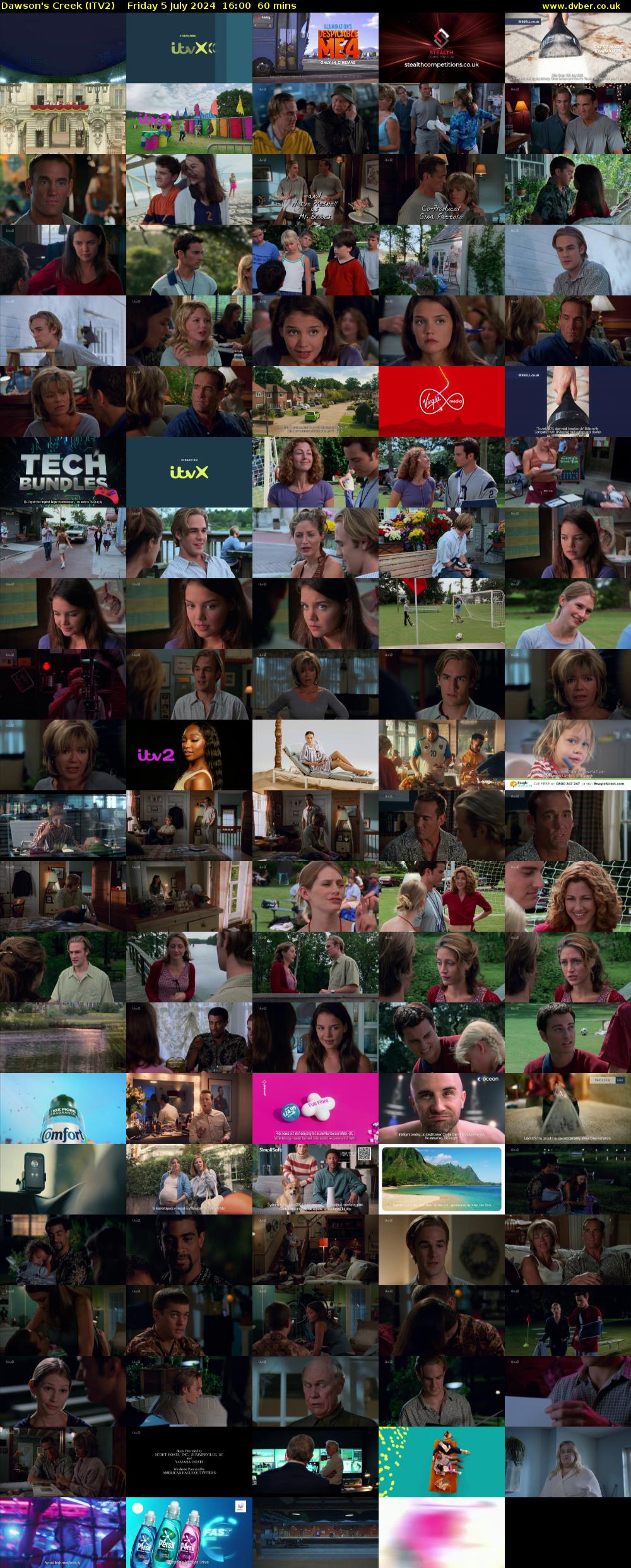 Dawson's Creek (ITV2) Friday 5 July 2024 16:00 - 17:00