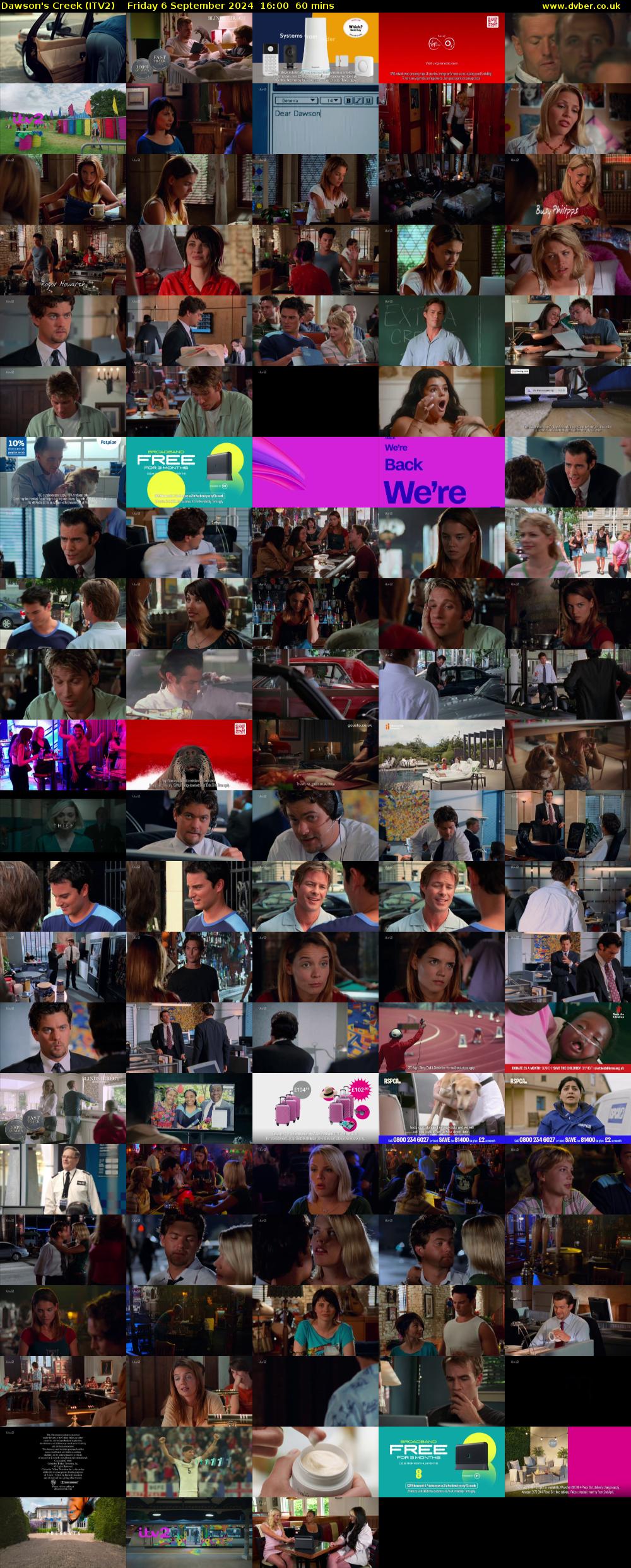 Dawson's Creek (ITV2) Friday 6 September 2024 16:00 - 17:00