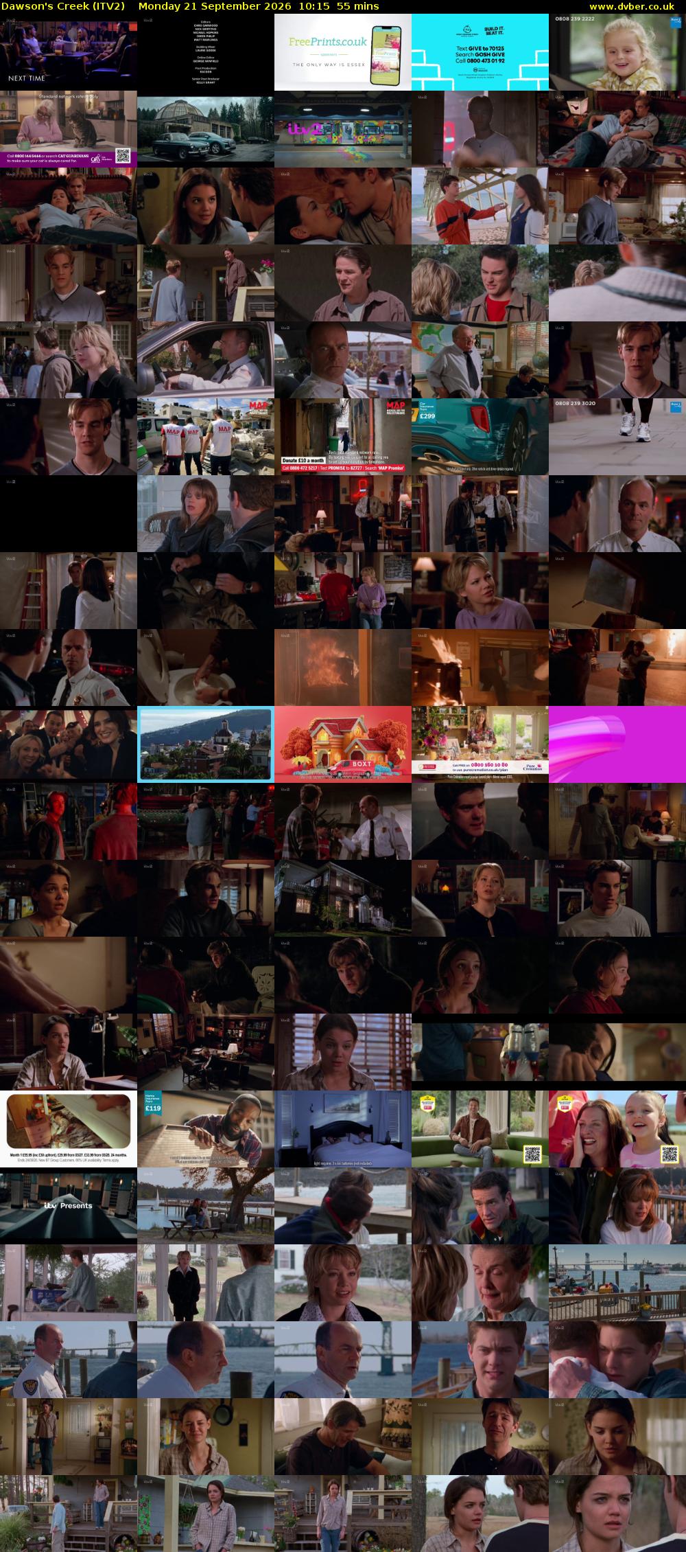 Dawson's Creek (ITV2) Monday 21 September 2026 10:15 - 11:10