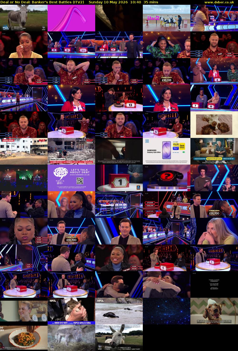 Deal or No Deal: Banker's Best Battles (ITV2) Sunday 10 May 2026 10:40 - 11:15