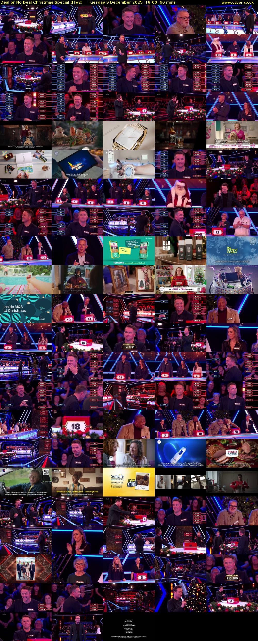 Deal or No Deal Christmas Special (ITV2) Tuesday 9 December 2025 19:00 - 20:00